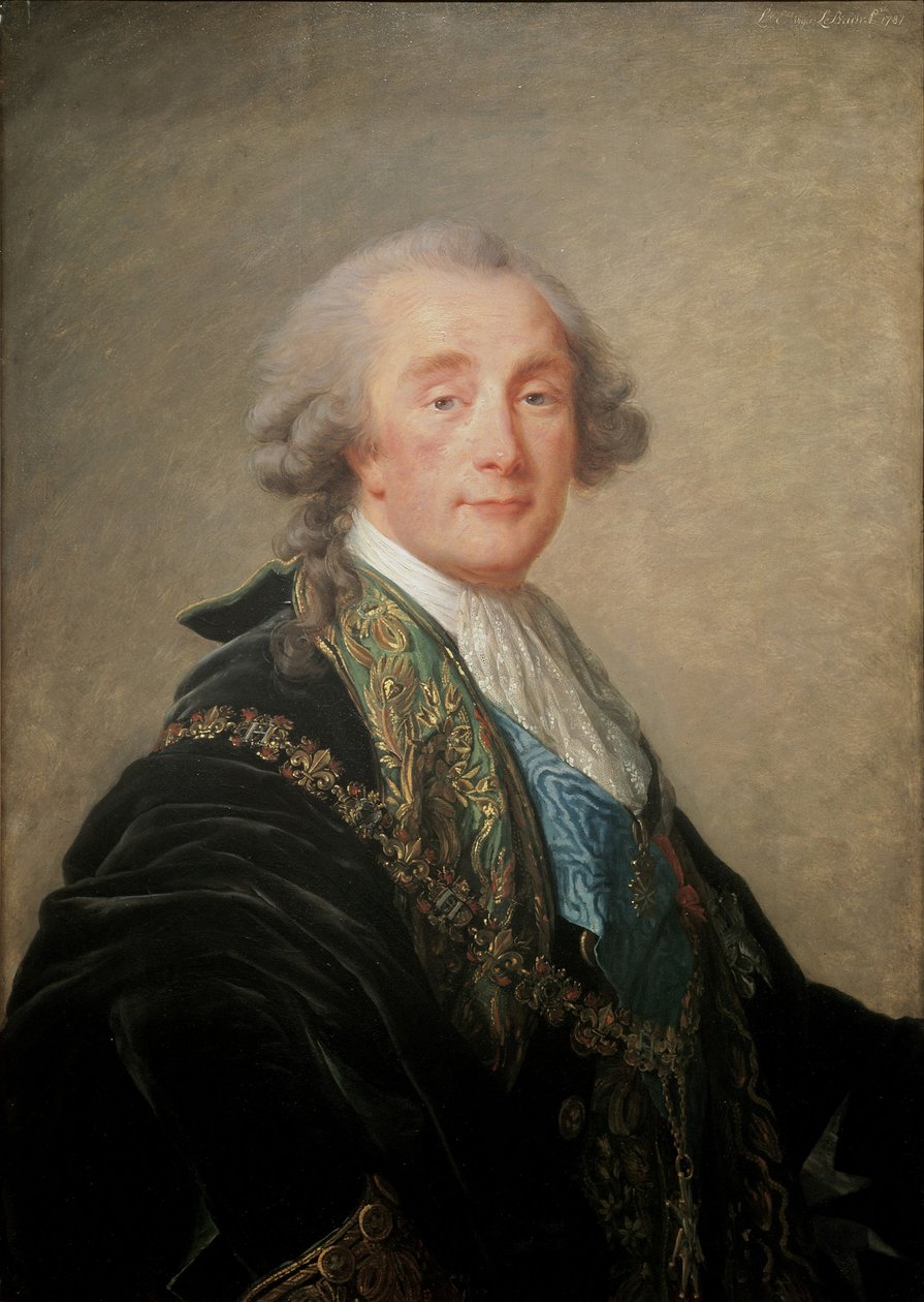 Alexandre Charles Emmanuel de Crussol-Florensac 17471815 av Elisabeth Louise Vigee Lebrun