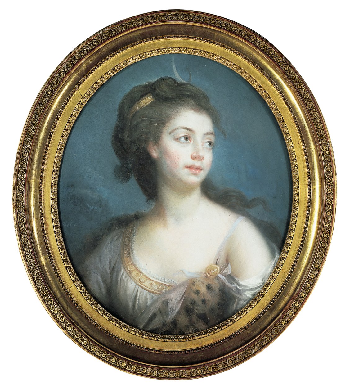 Allegorisk portrett av en dame som Diana, 1777 av Elisabeth Louise Vigee Lebrun