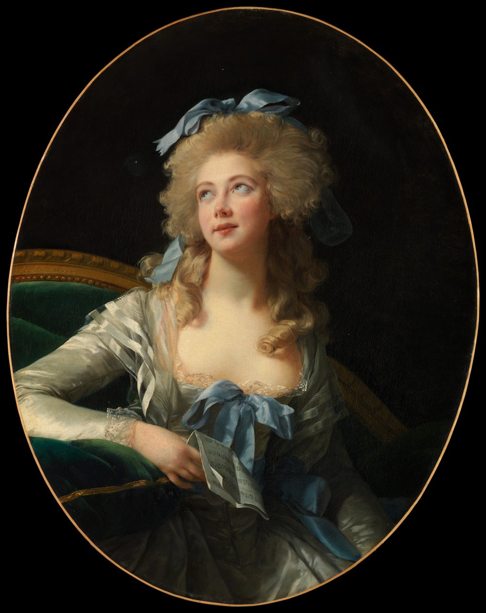 Madame Grand Noel Catherine Vorlée, 1761-1835, 1783. av Elisabeth Louise Vigee Lebrun