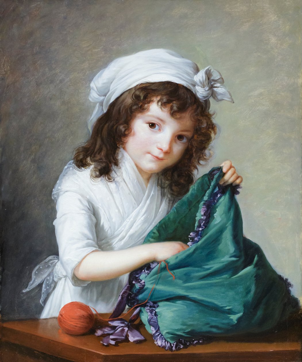 Frøken Brongniart av Elisabeth Louise Vigee-Lebrun