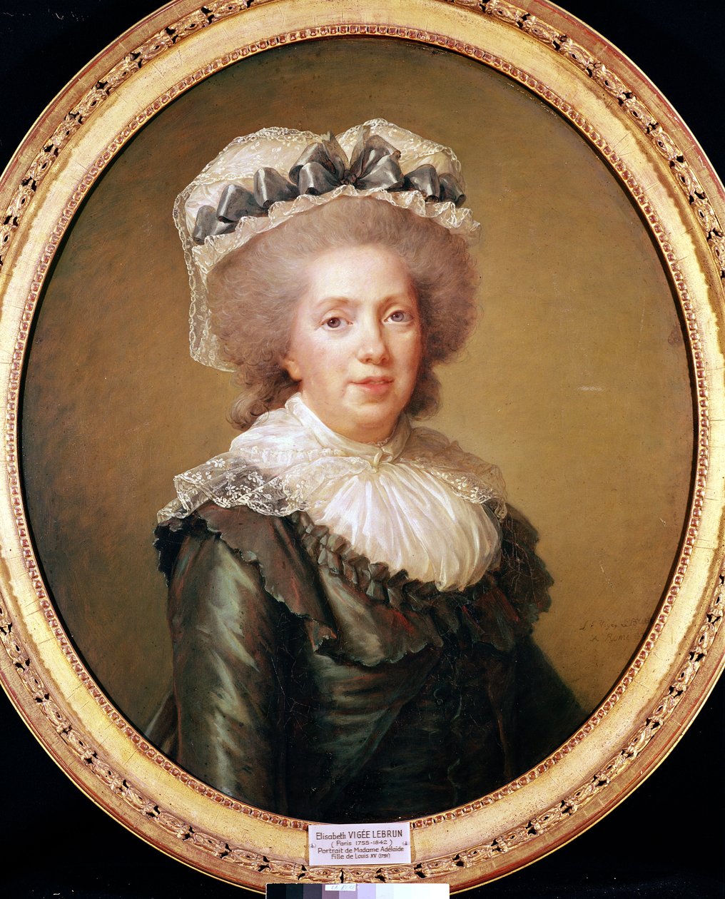 Portrett av Adelaide de France (1732-1800) 1791 av Elisabeth Louise Vigee Lebrun