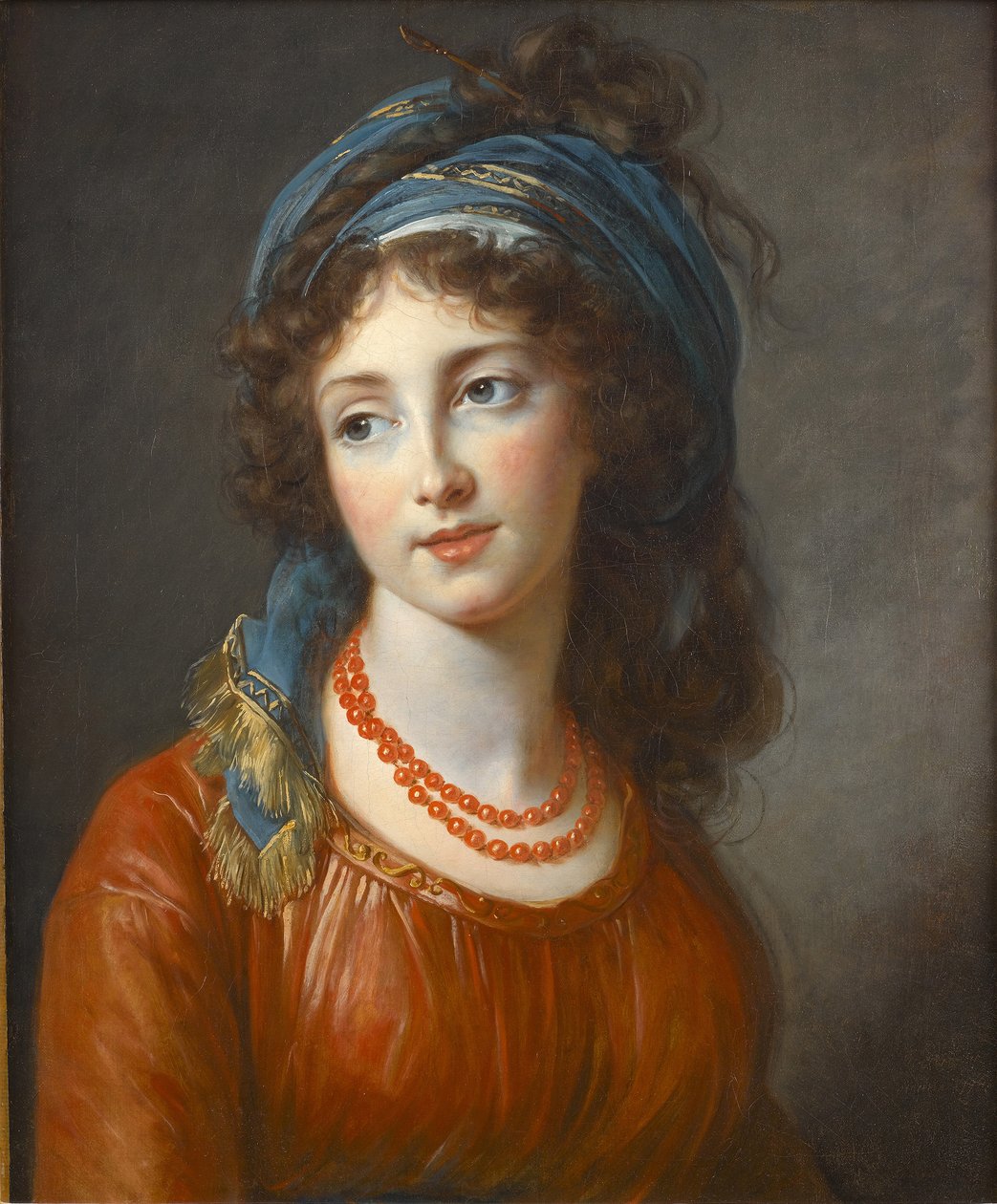 Portrett av Aglaé de Gramont, née de Polignac 1768-1812, 1794 av Elisabeth Louise Vigee Lebrun