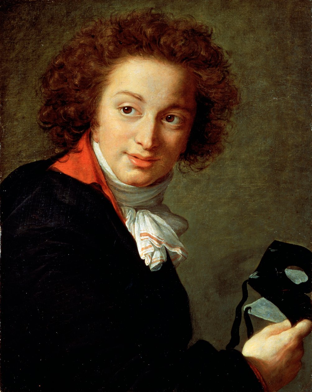 Portrett av grev Grigory Chernyshov med en maske, 1793. av Elisabeth Louise Vigee Lebrun