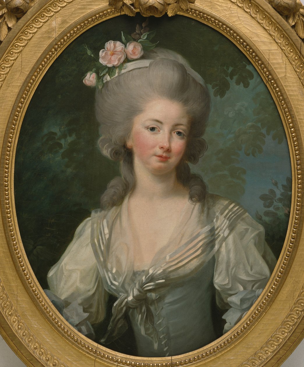 Portrett av Ernestine-Frederique, prinsesse av Croy. av Elisabeth Louise Vigee Lebrun