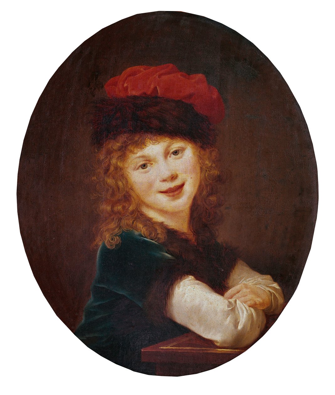 Portrett av Julie Lebrun av Elisabeth Louise Vigee Lebrun