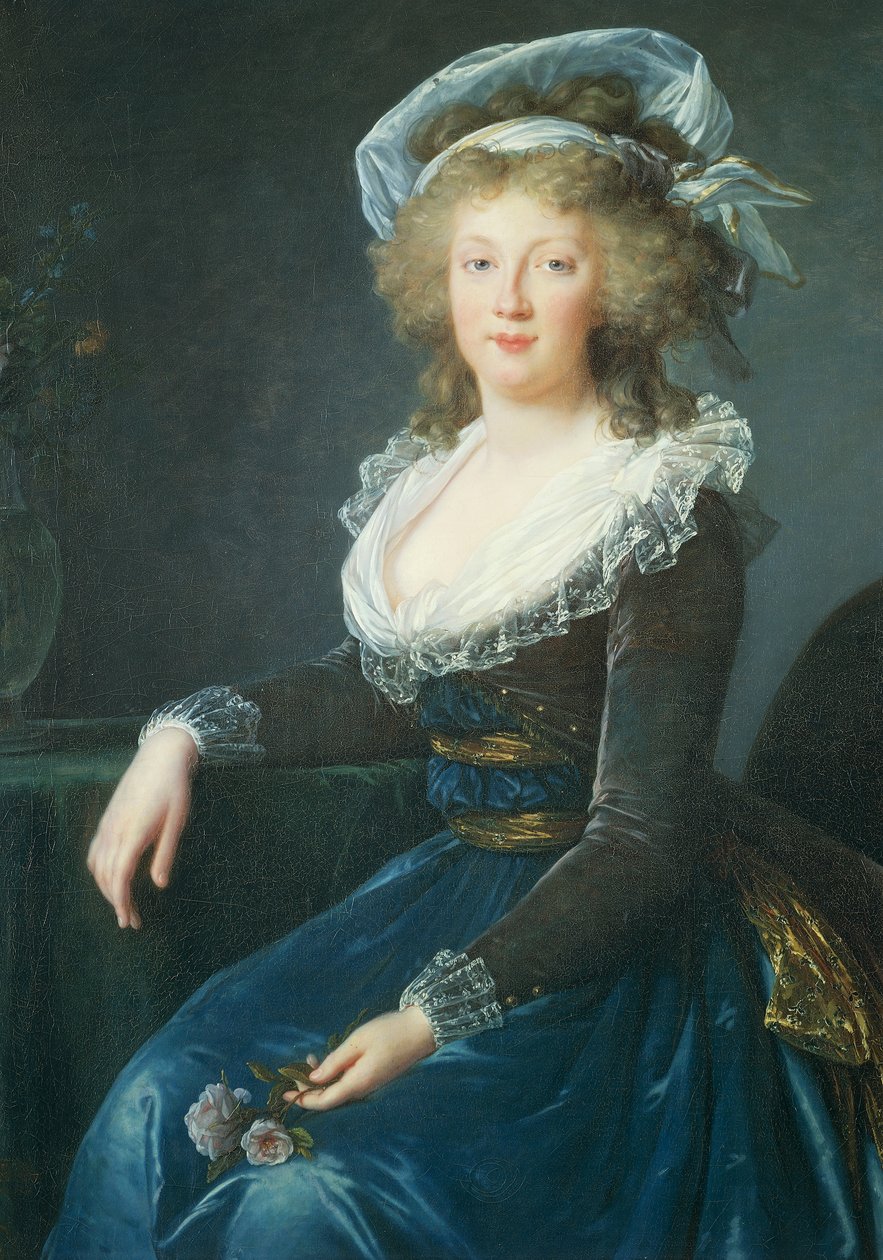 Portrett av Maria Teresa av Bourbon-Napoli av Elisabeth Louise Vigee Lebrun