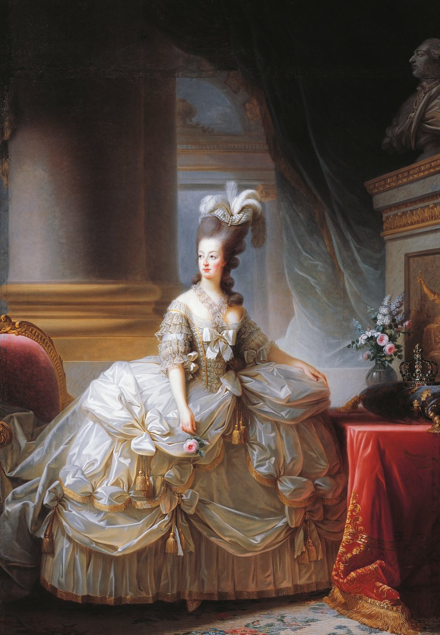 Portrett av Marie Antoinette (Wien av Elisabeth Louise Vigee Lebrun