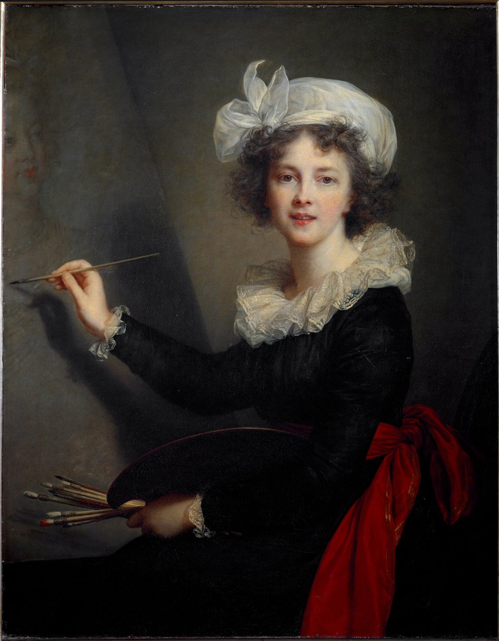Selvportrett, ca. 1791 (olje på lerret) av Elisabeth Louise Vigee Lebrun