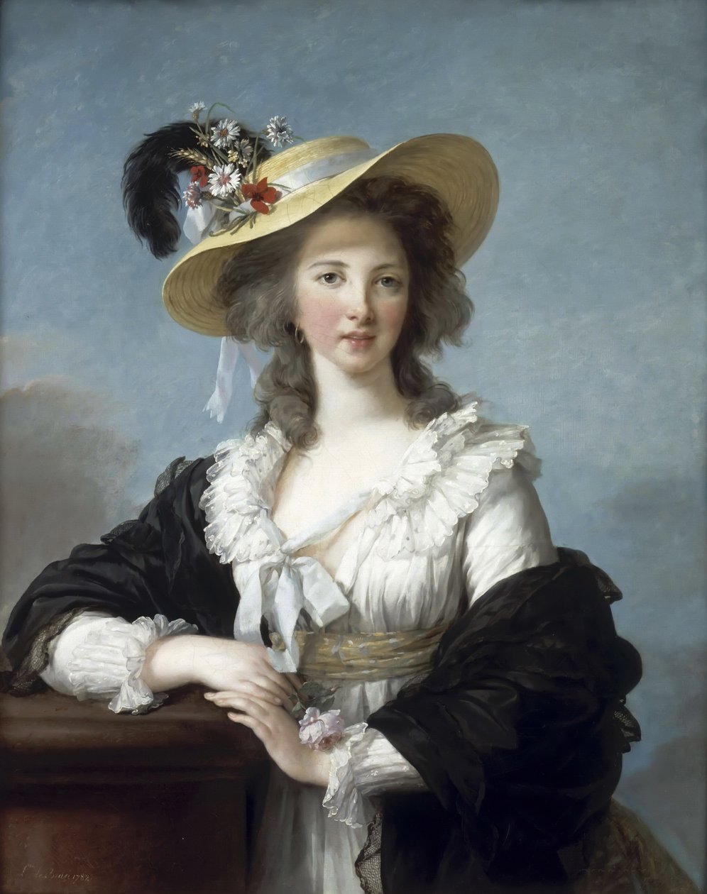 Yolande Martine Gabrielle de Polastron, hertuginne av Polignac av Elisabeth Louise Vigee Lebrun