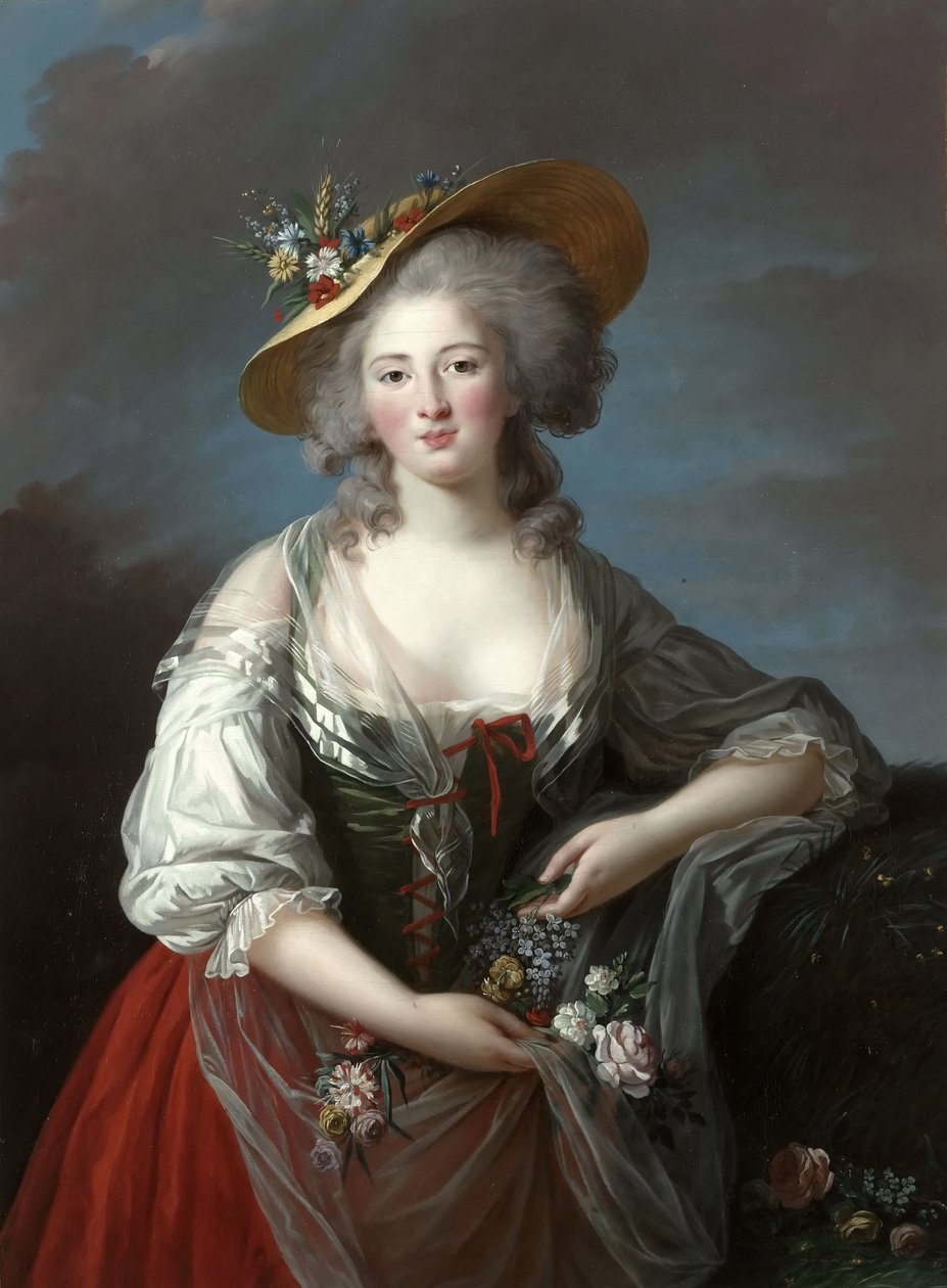 Elisabeth Philippine Marie Helene de Bourbon av Elisabeth Louise Vigee Lebrun