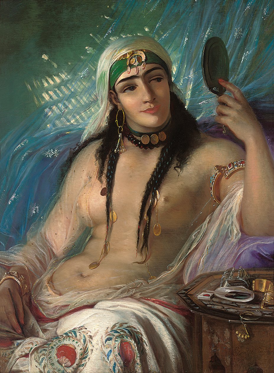 Odalisque av Elisabeth Maria Anna Jerichau Baumann