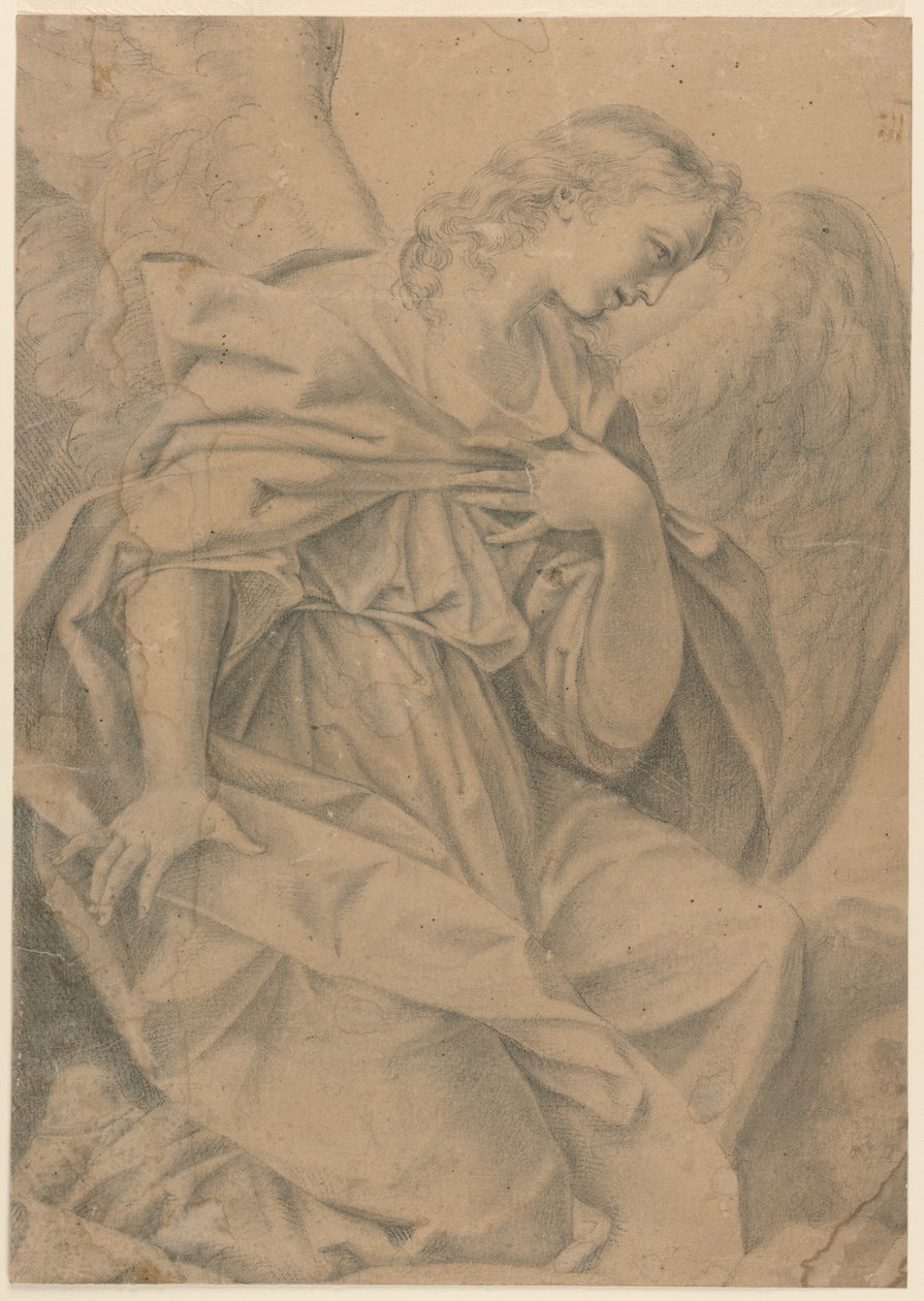 En knelende engel av Elisabetta Sirani
