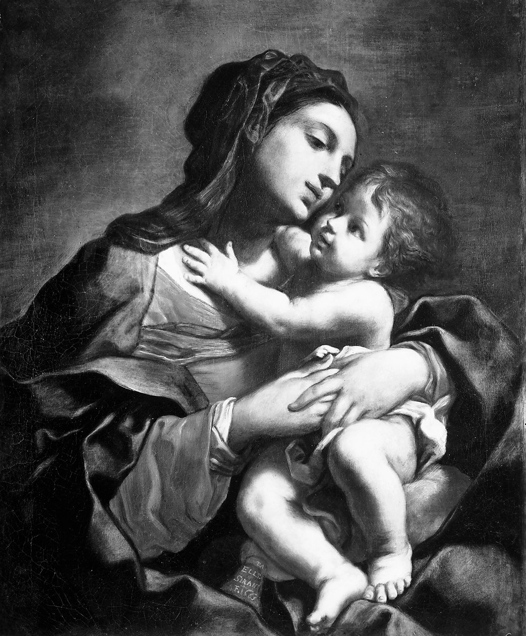 Madonna og barn av Elisabetta Sirani