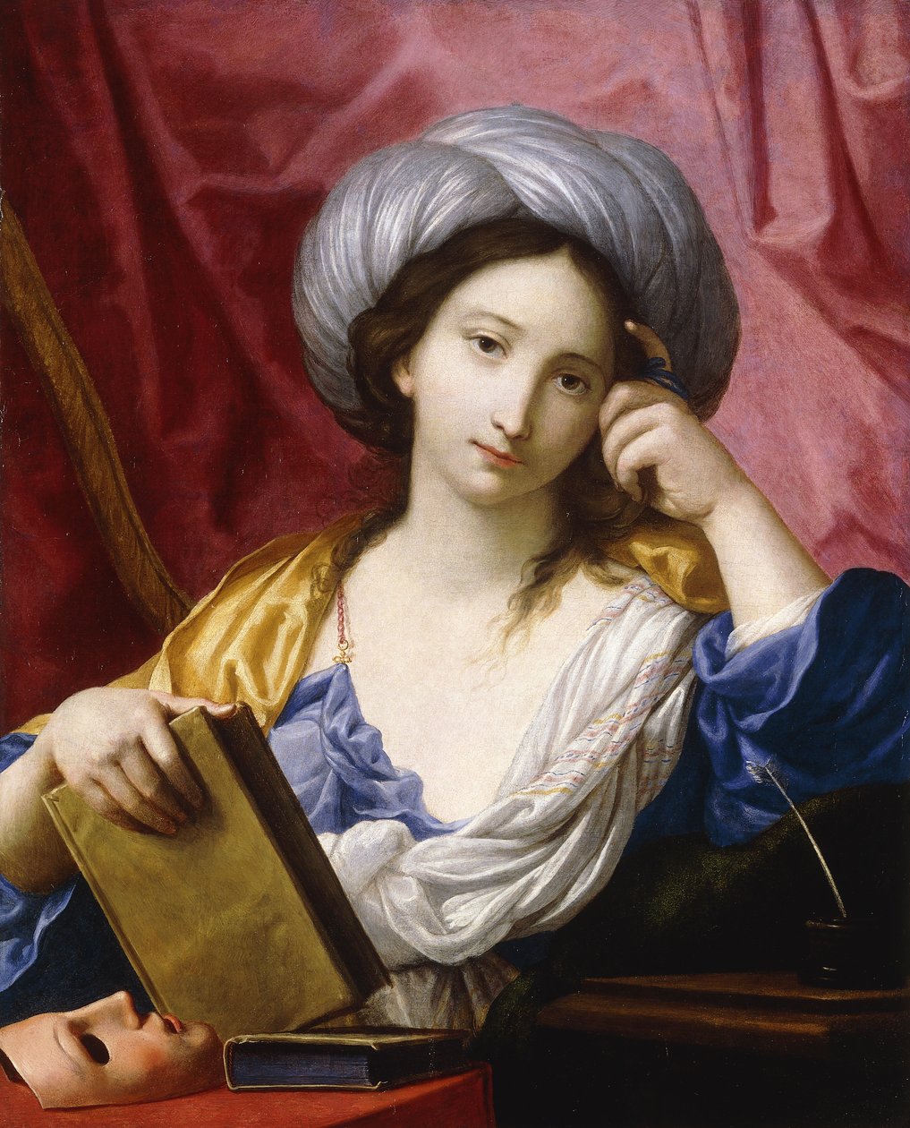 Melpomene, Tragediens mus, av Elisabetta Sirani