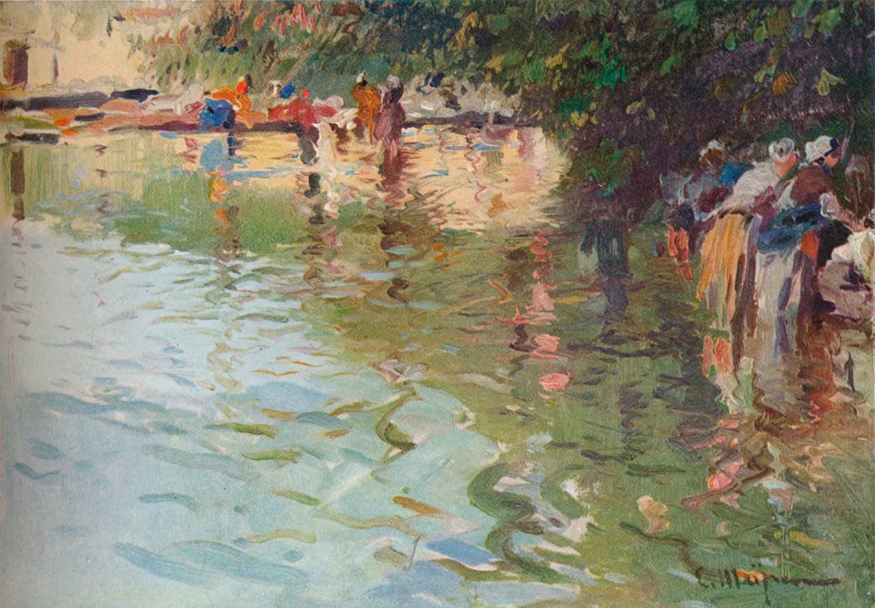 På Pontevedra, C1904 av Eliseo Meifren y Roig