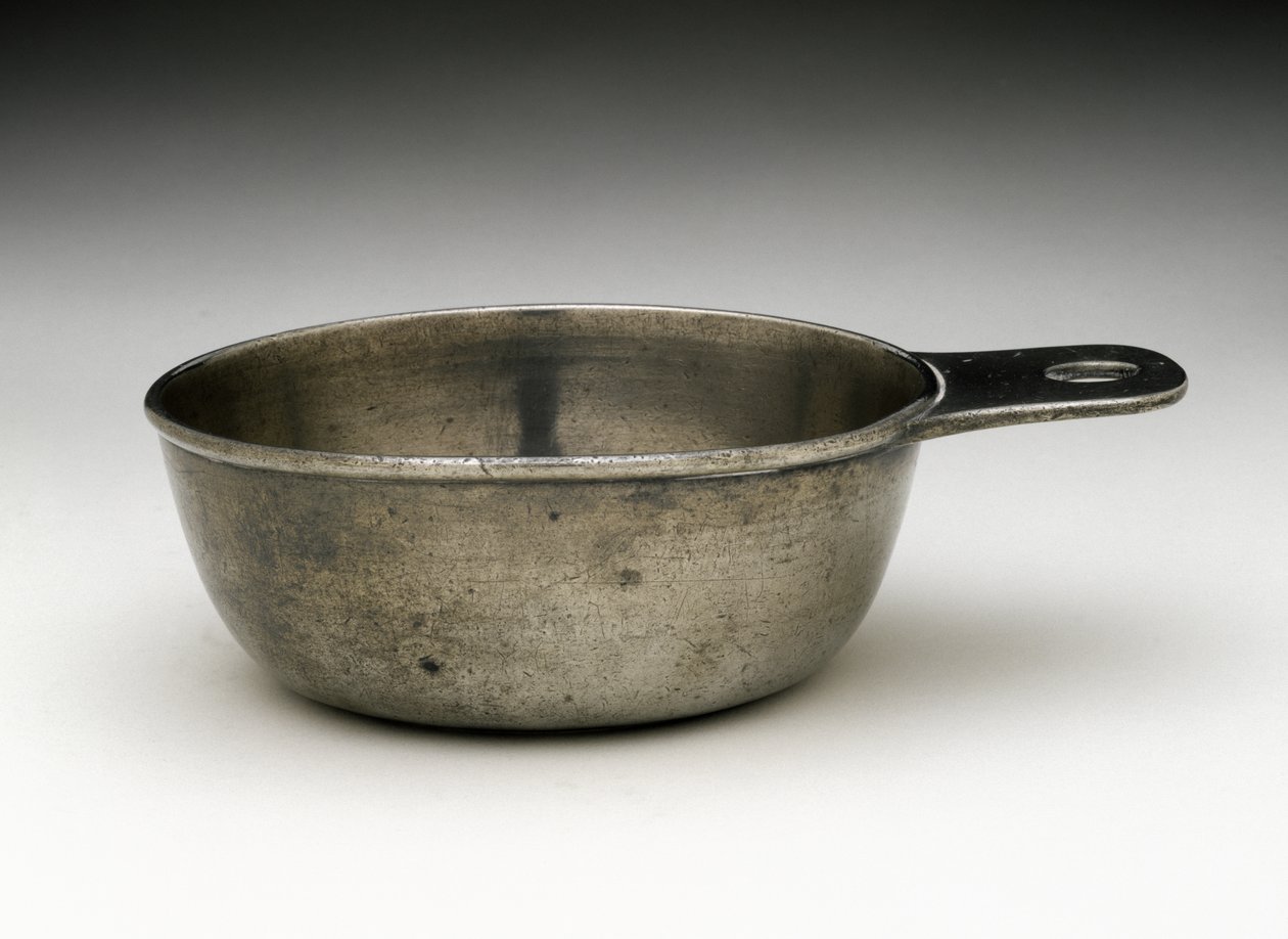 Porringer, ca. 1780-1790 (tinn) av Elisha (attr.to) Kirk