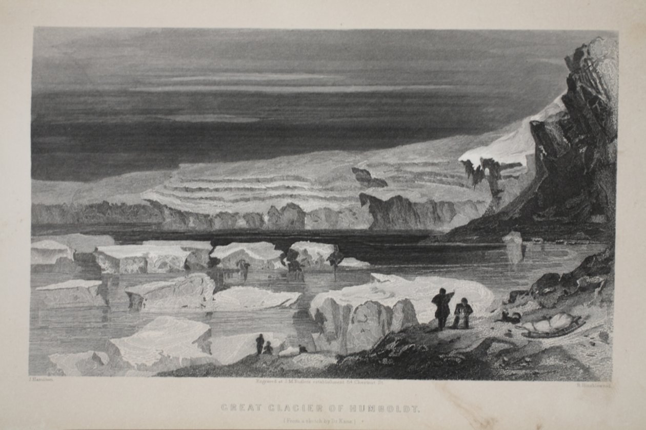The Great Glacier of Humboldt, illustrasjon fra 