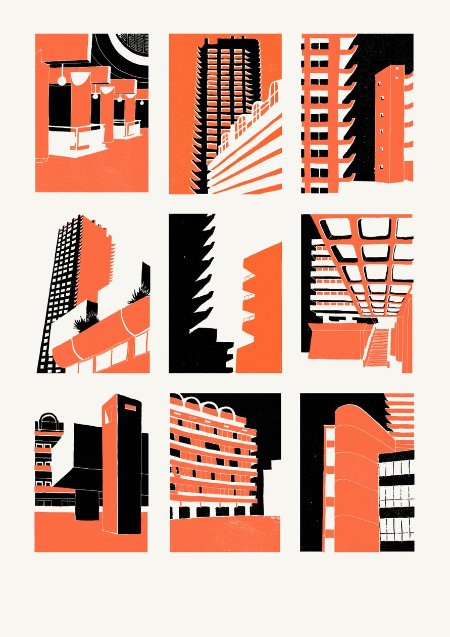 Barbican, 2014 (skjermtrykk) av Eliza Southwood