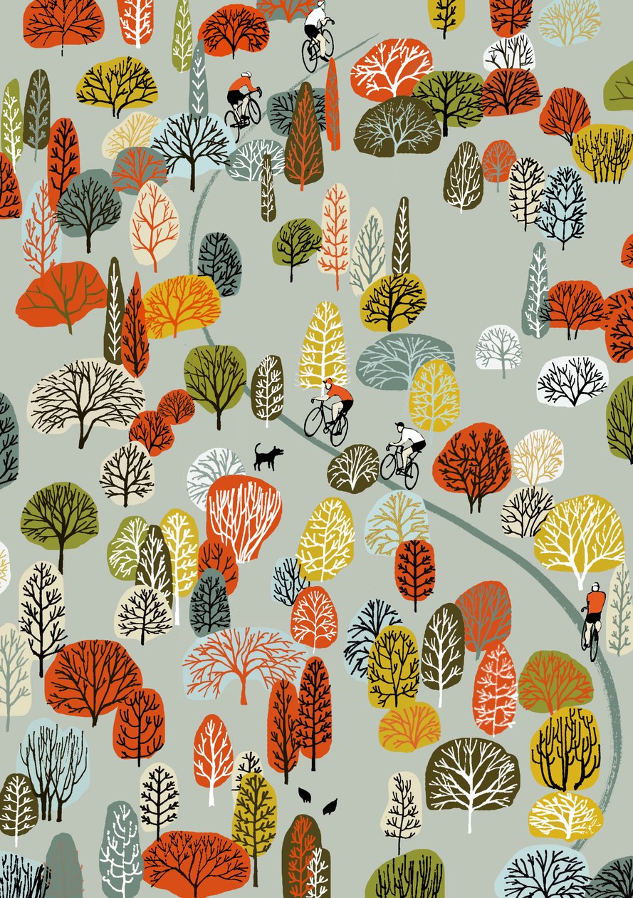 Uphill, 2012 (skjermtrykk) av Eliza Southwood