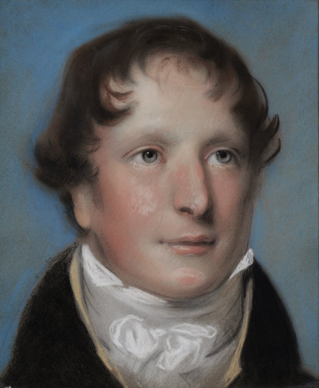 Edward Pretty, første kurator for Maidstone Museum av Eliza Anne Drummond