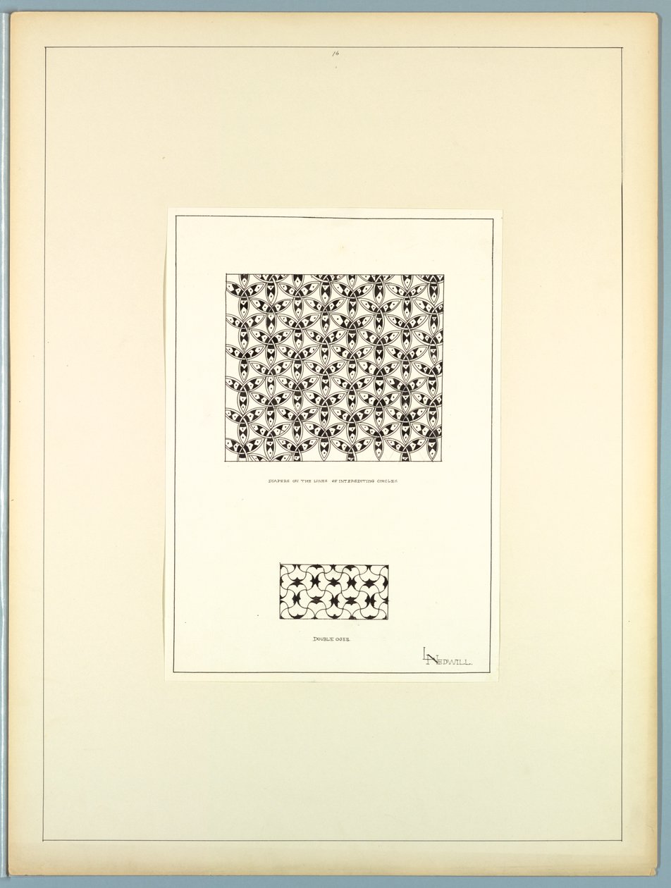 Portefølje, Historic Ornament, ca. 1900 av Elizabeth A. Nedwill