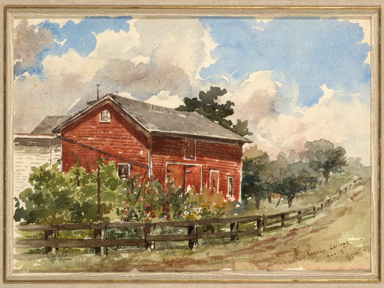 Sharon Springs, 1883. av Elizabeth Boott Duveneck