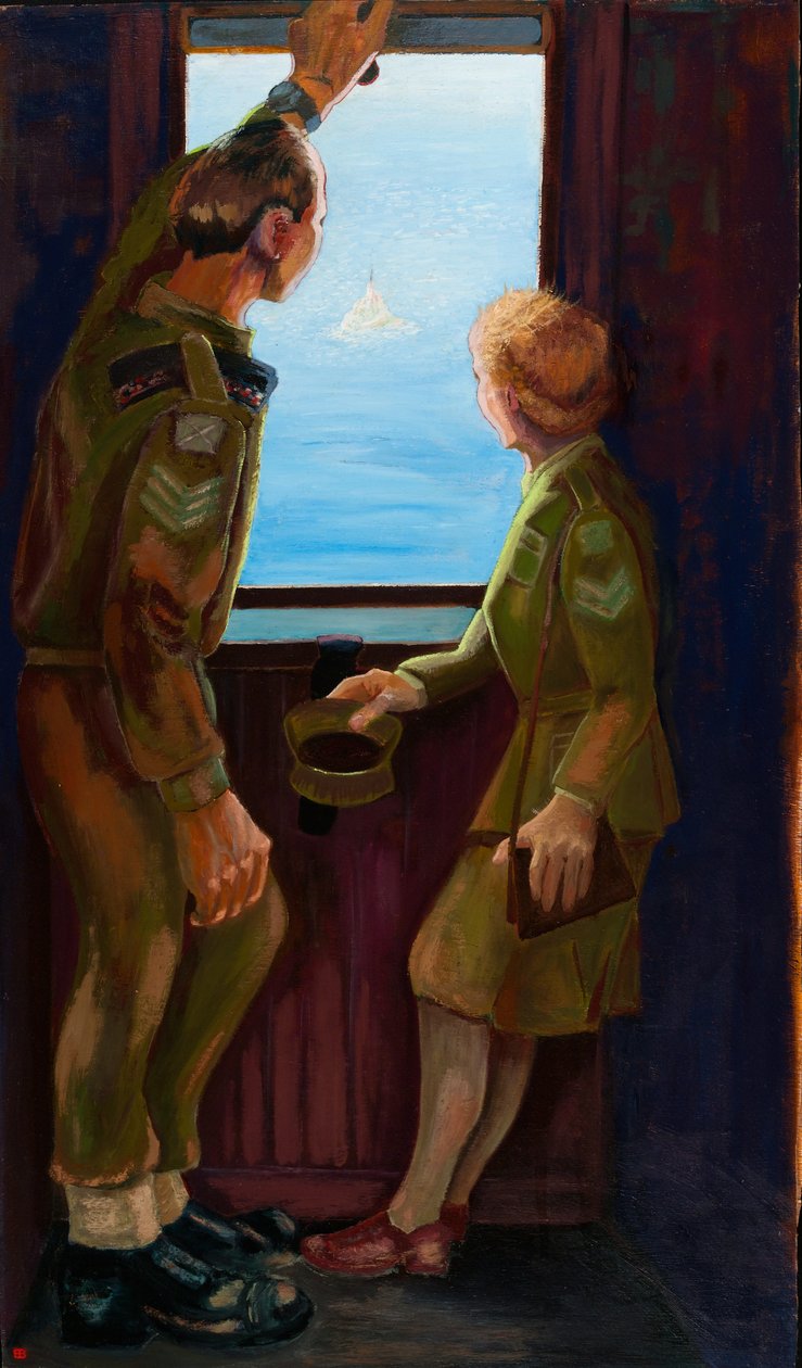 Holy Island fra LNER, 1943 av Elizabeth Browning