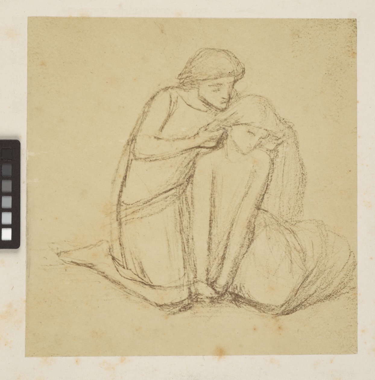 Design og skisser av Elizabeth Eleanor (1834-62) Siddal