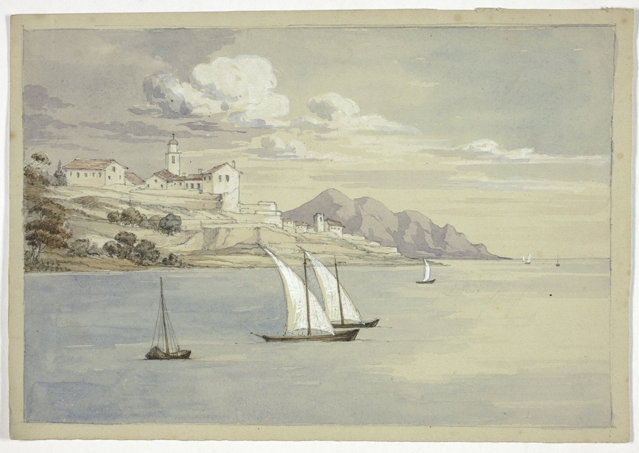 Portofino fra havet, Genova av Elizabeth Murray