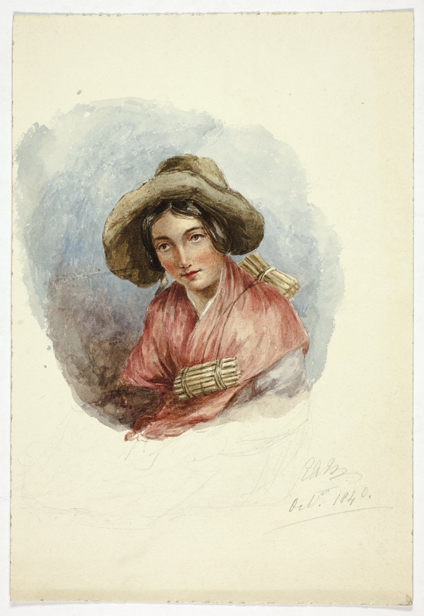 Portrett av bondekvinne av Elizabeth Murray