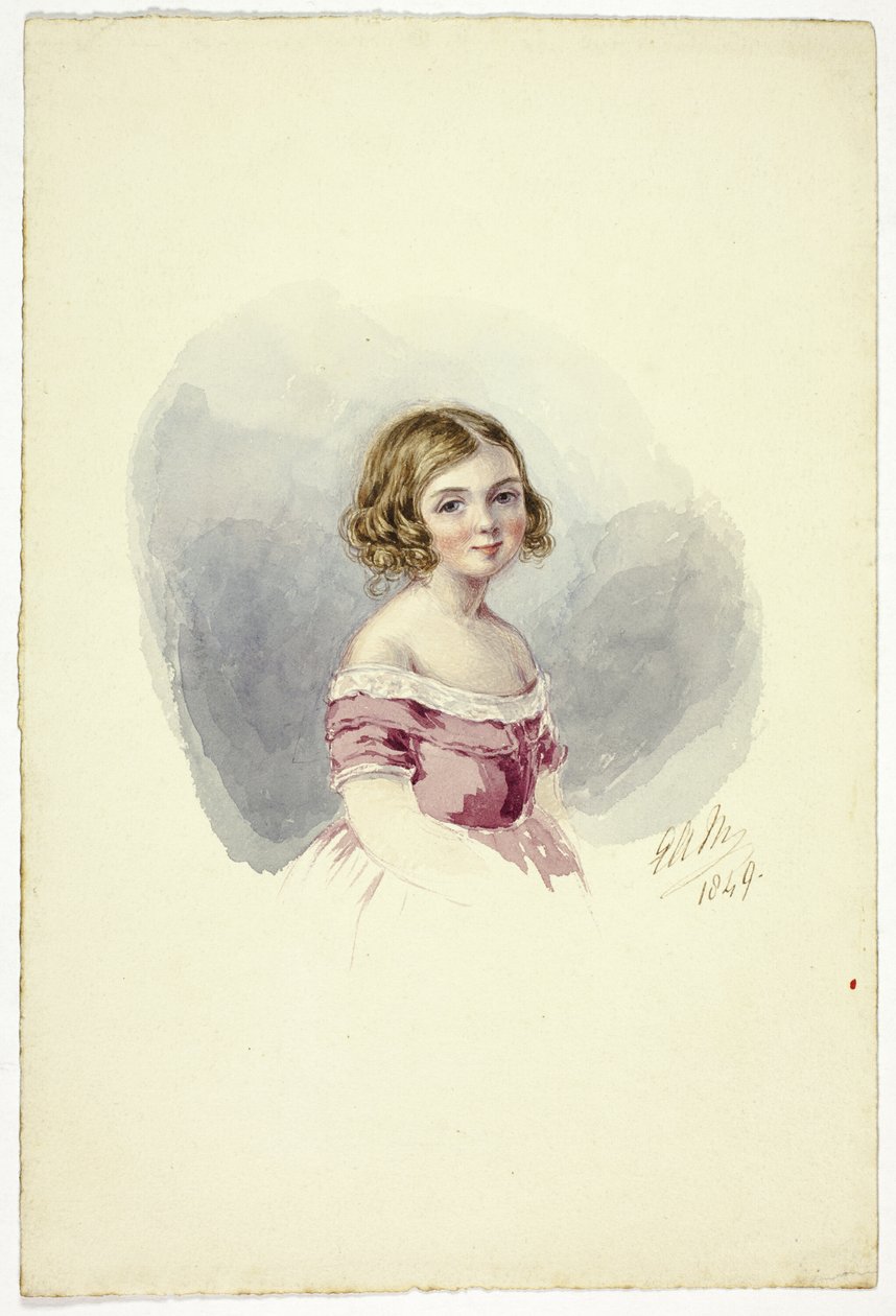 Portrett av en ung jente av Elizabeth Murray