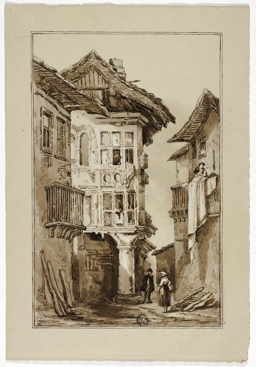 Rustikk gatescene av Elizabeth Murray