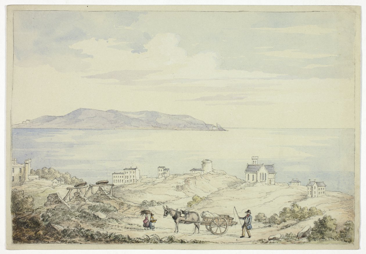 Utsikt over Dalkey fra veien av Elizabeth Murray