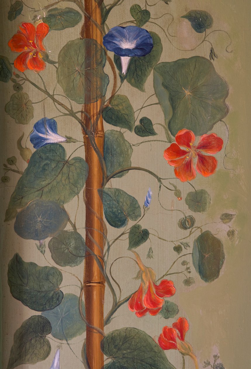 Veggmaleri i piknikrommet, Kew Palace, London, Storbritannia, ca. 1804 (veggmaleri) av Elizabeth Princess