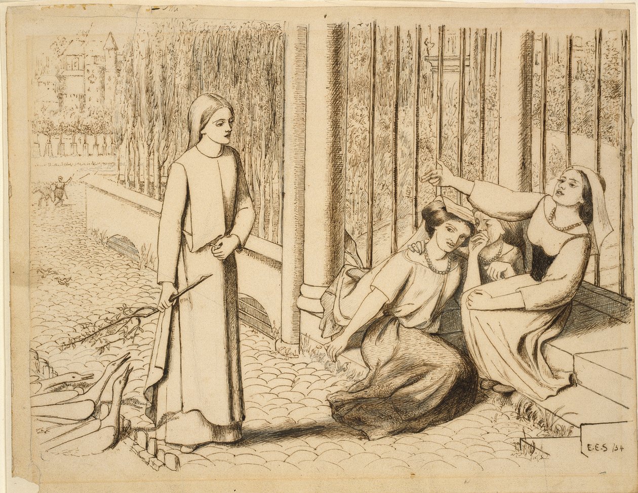 Pippa passerer, 1854 av Elizabeth Siddal