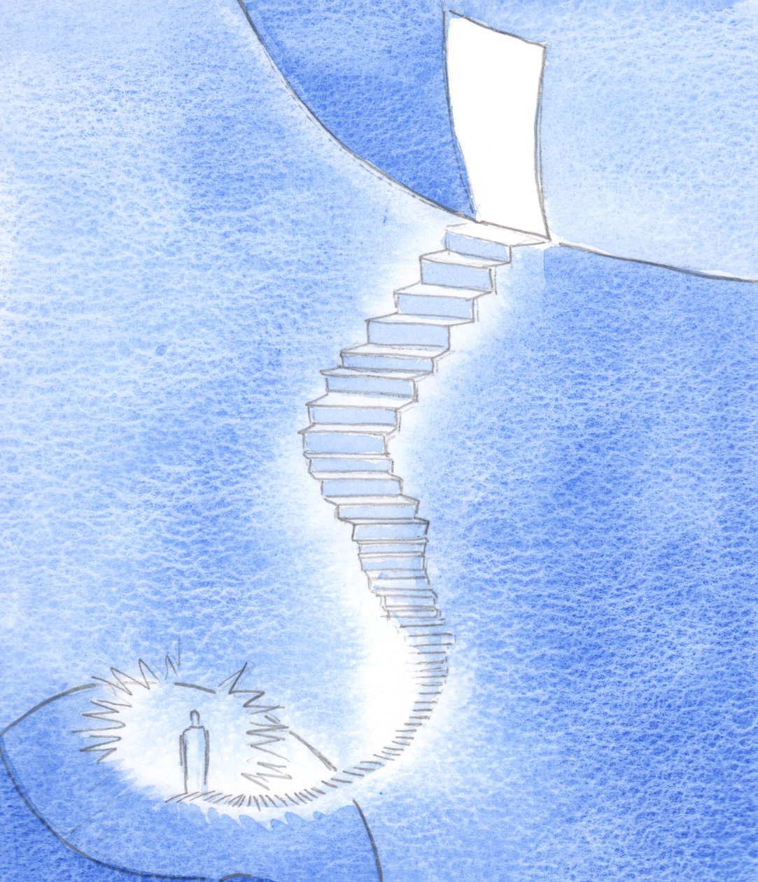 A Stairway to Heaven: Det var Kristus som ønsket meg velkommen ved starten av den lange 