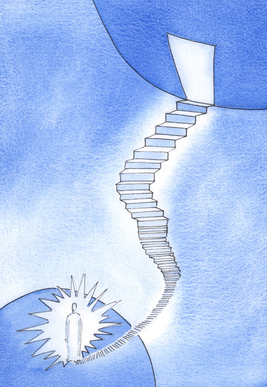 A Stairway to Heaven: Det var Kristus som ønsket meg velkommen ved starten av den lange 