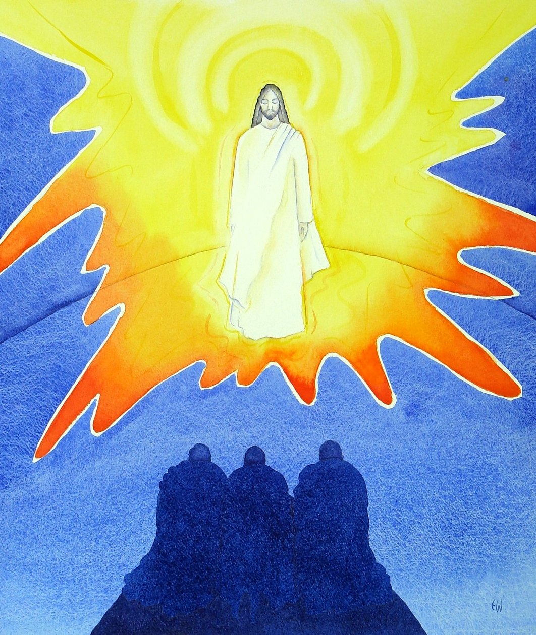 The Transfiguration, 2001 (w/c på papir) av Elizabeth Wang