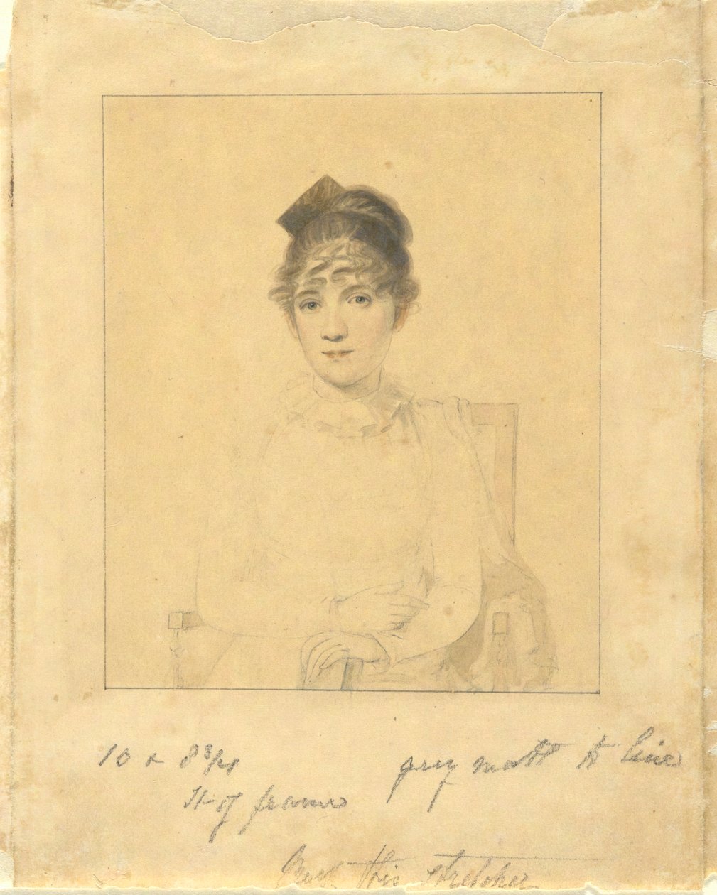 Harriet Trumbull (datter av guvernør Jonathan Trumbull, Jr.; kone til Benjamin Silliman fra Yale College) av Elkanah Tisdale