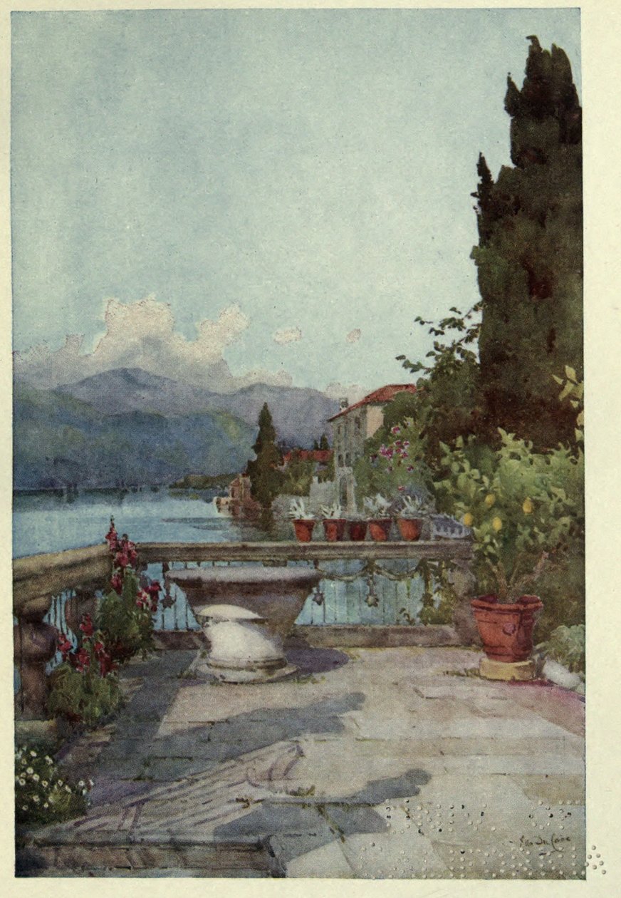 A Garden at Orta, illustrasjon fra 
