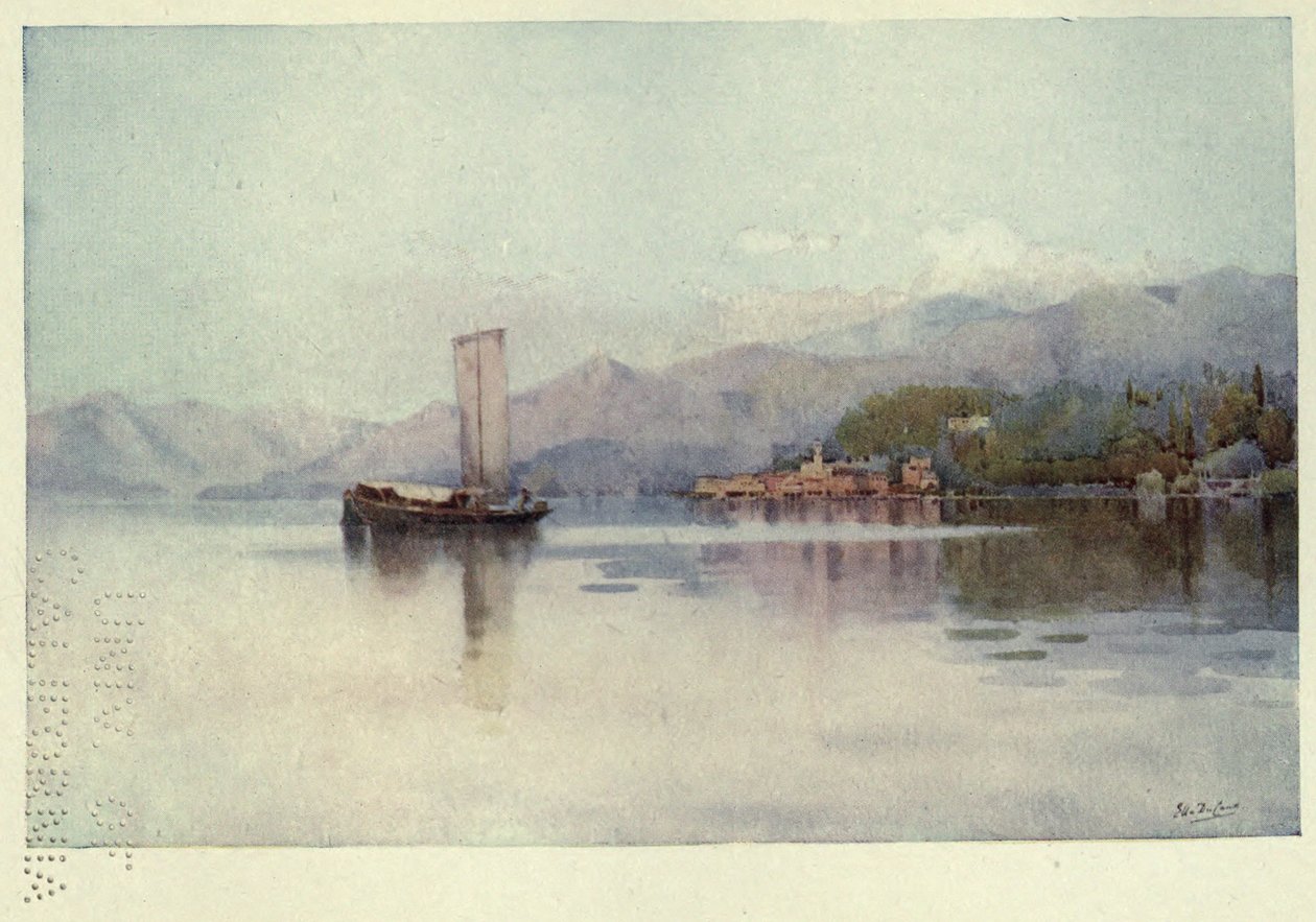 Bellagio, Lago di Como, Illustrasjon fra 