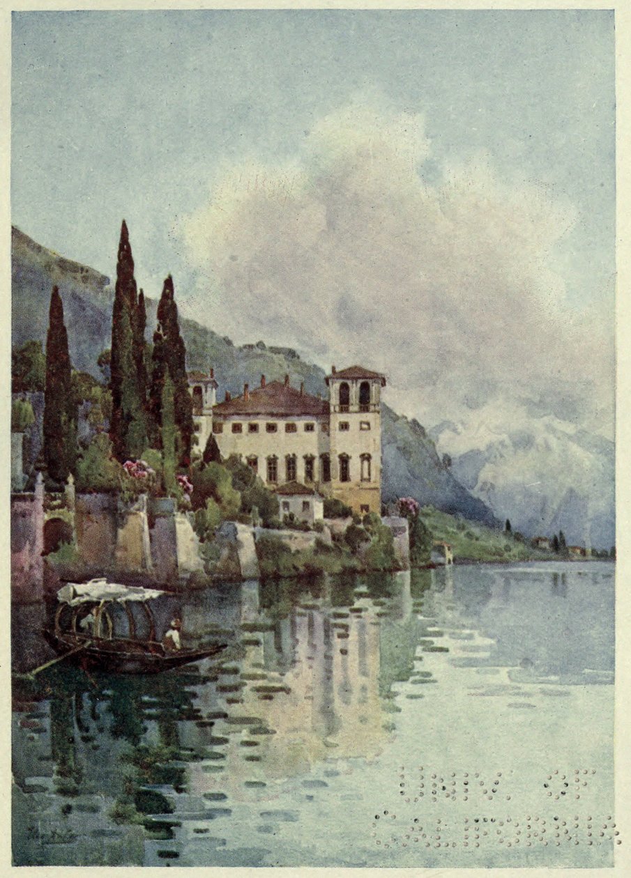 Gravedone, Lago di Como, illustrasjon fra 