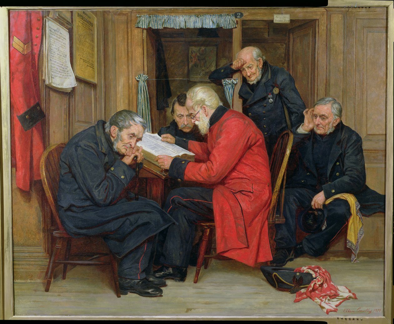 Chelsea Pensjonister i de lange avdelingene, 1879 av Ellen Conolly