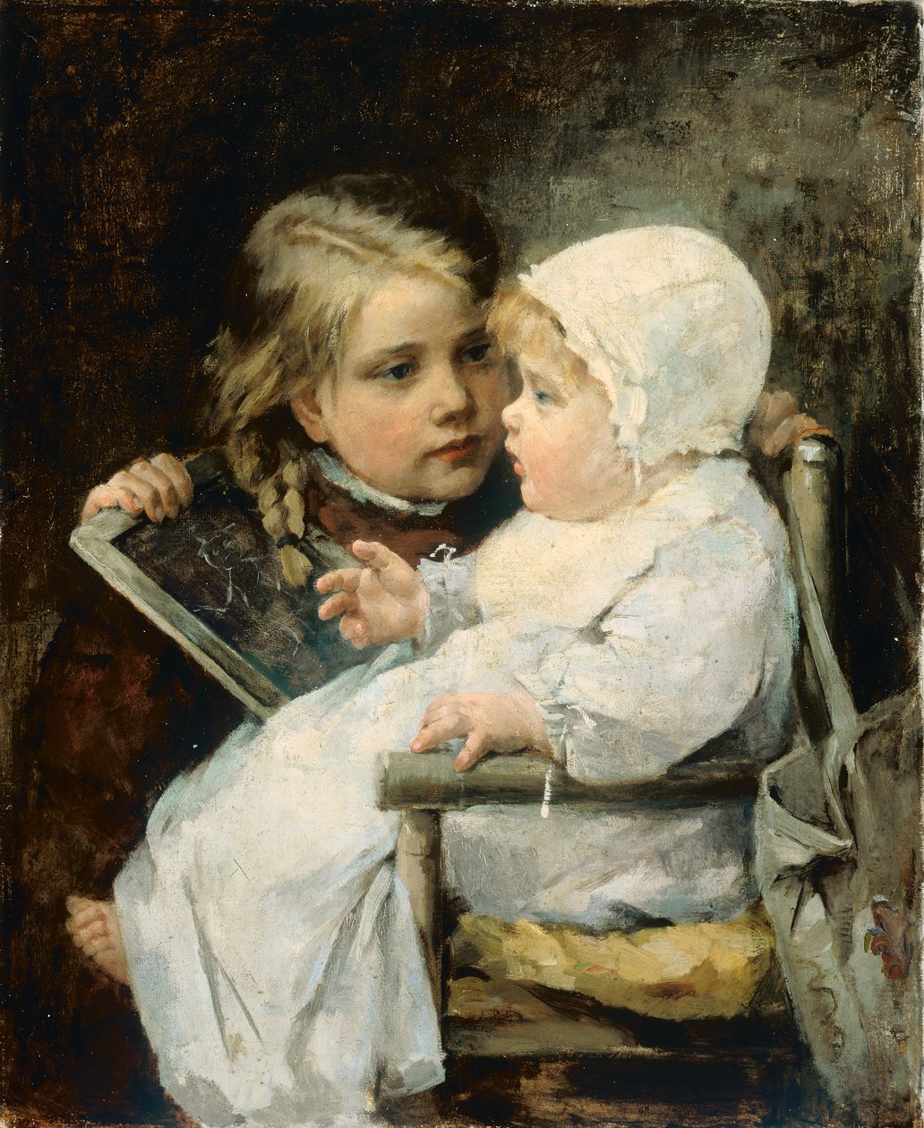 Den unge kunstneren, 1885 av Ellen Kendall Baker