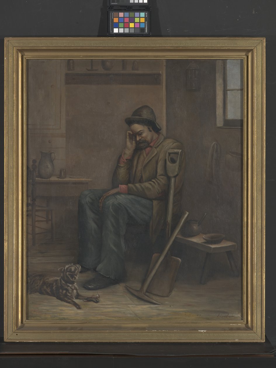 Arbeidsløs, ukjent dato (olje på lerret) av Ellen M. Ingraham