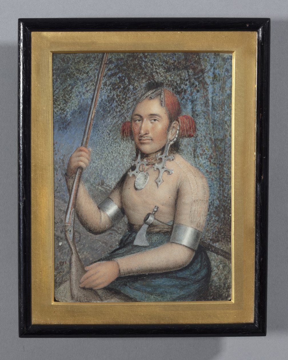 Nordamerikansk indianer, 1808 av Ellen Sharples
