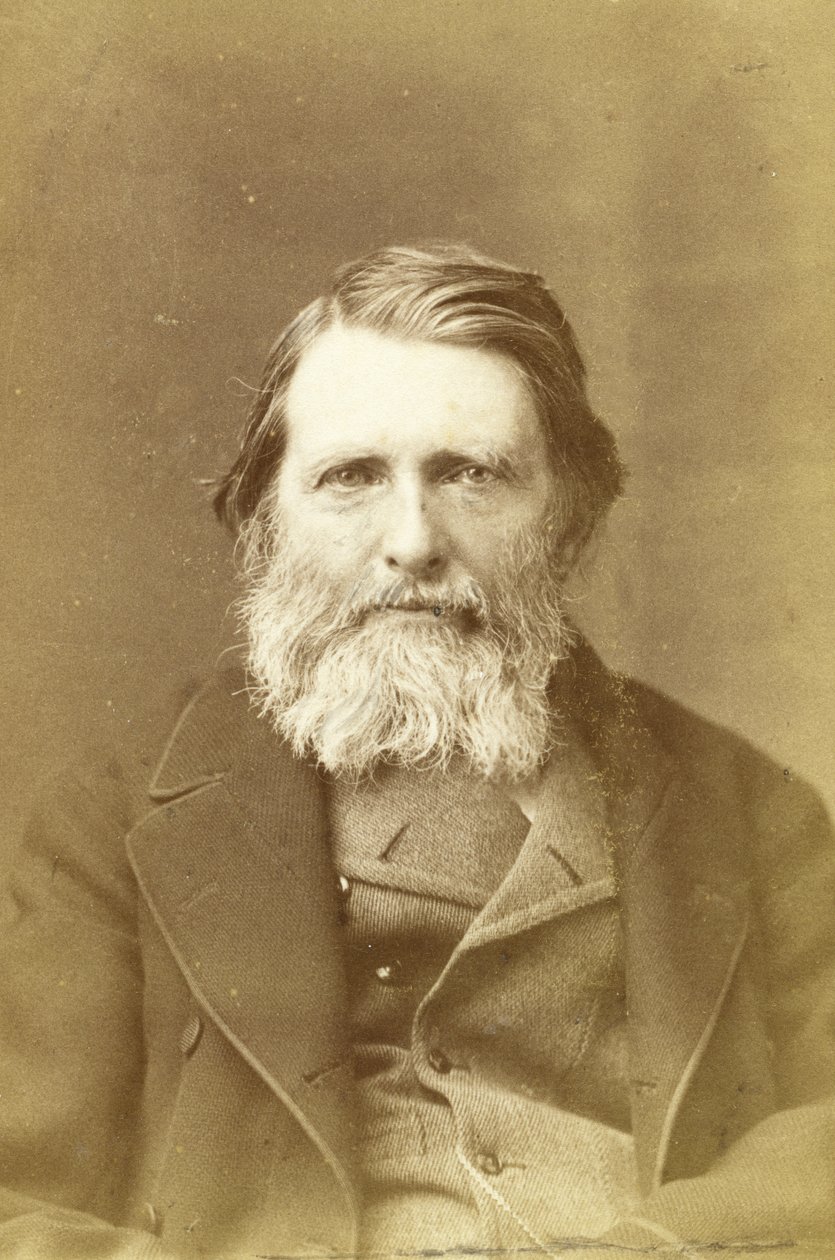 John Ruskin, 1882 (albumtrykk) av Elliott und Fry Studio