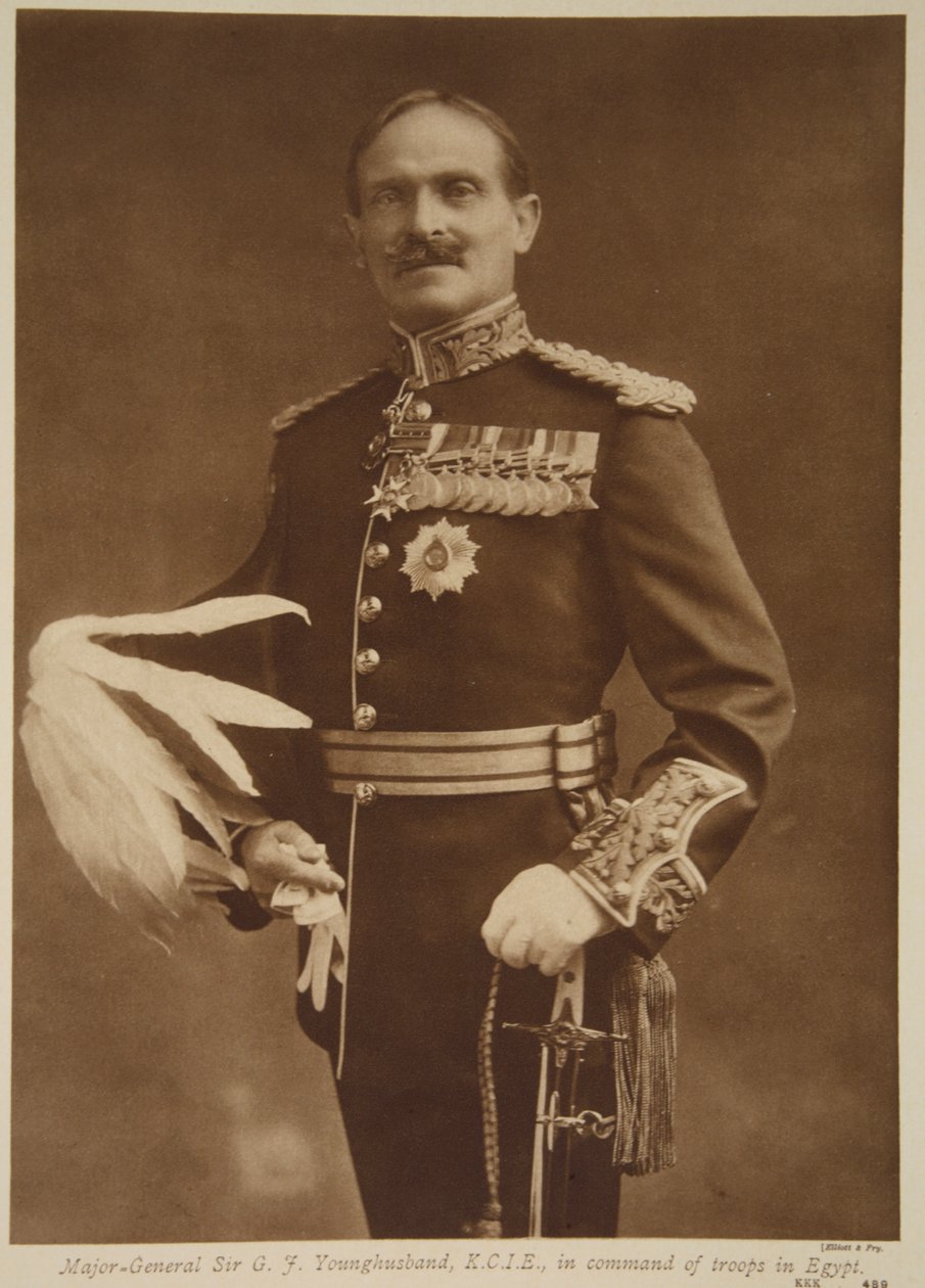 Generalmajor Sir G. J. Younghusband, 1914-19 av Elliott und Fry Studio