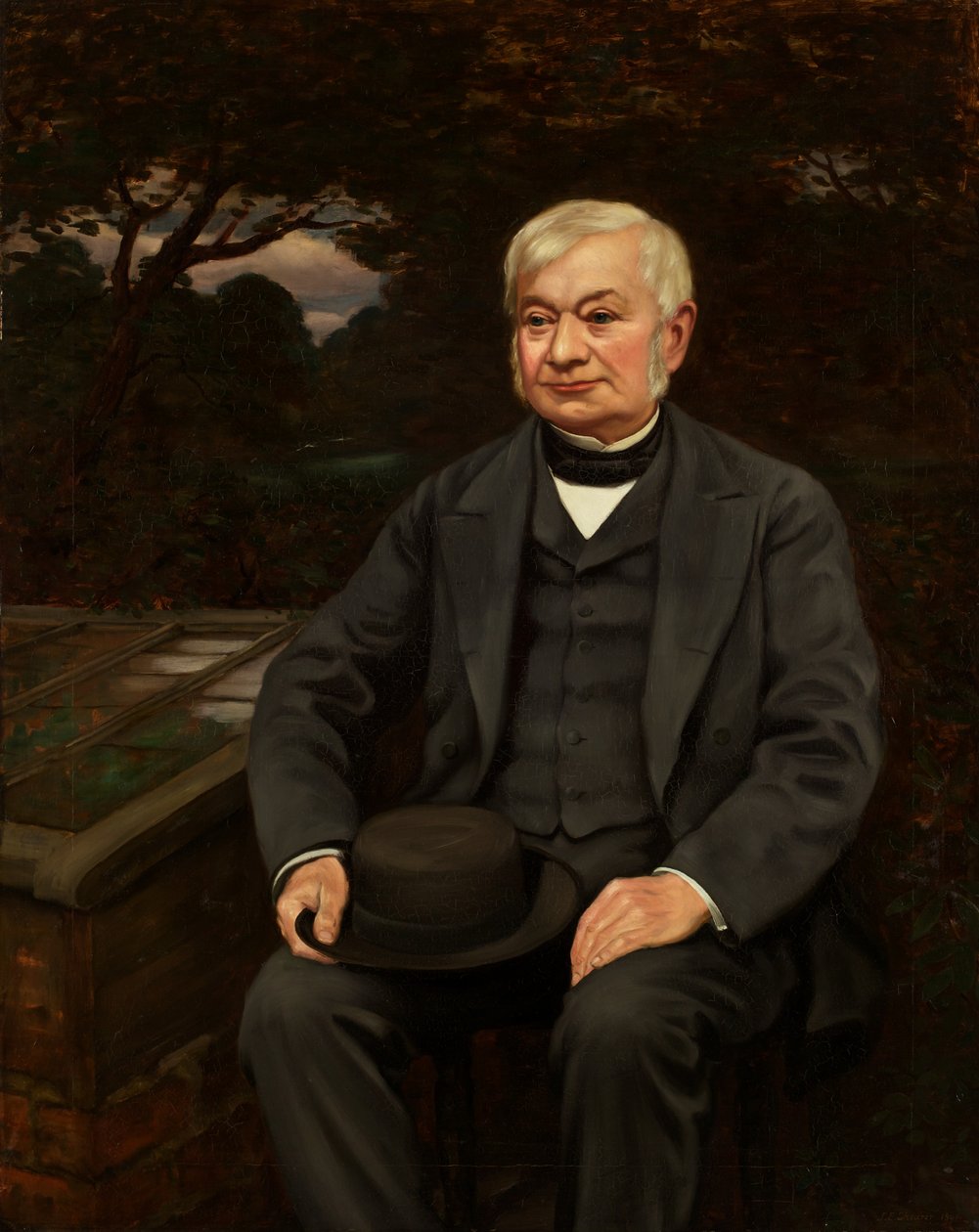 Portrett av Joseph Livesey (olje på lerret) av Elliott Seabrooke