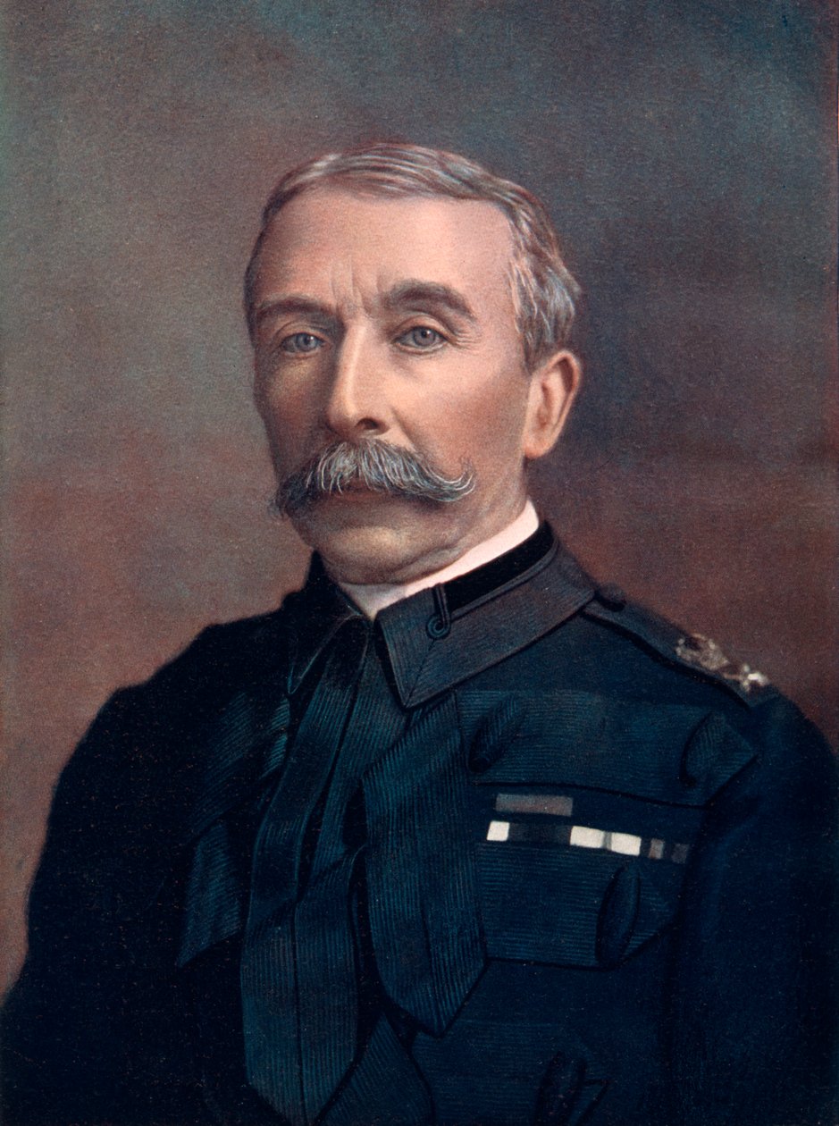 General Edward Chapman, kommanderte troppene til Skottland, 1902. av Elliott and Fry